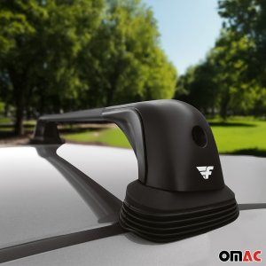 Subaru Forester Roof Rack Cross Bars - Compact - Omac - 9090B Kit PR3 - Black - '09-'19